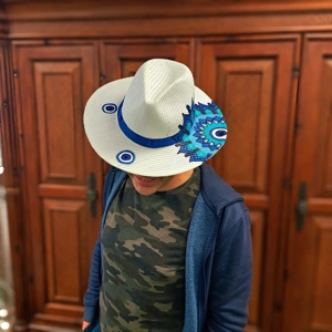 Beach Boho Mandala Hat Turkish Eye