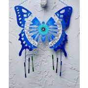 Colorful Mandala Wood Hanging Wall Decor Butterfly
