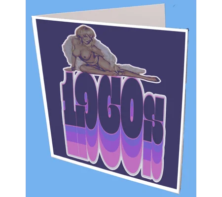 60s Pin Up Greeting Card