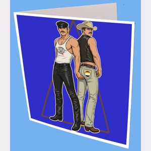 80s  Cult Boys Greeting Card