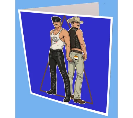 80s Cult Boys Greeting Card