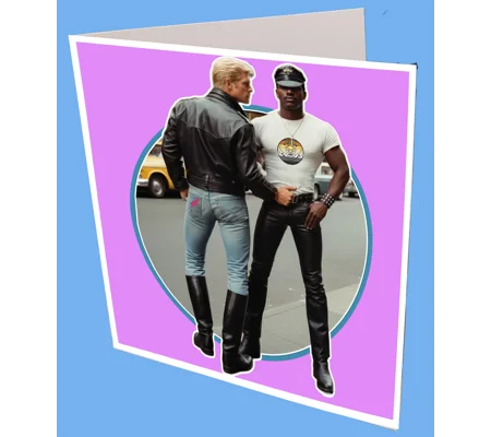 80s New York Street Greeting Card