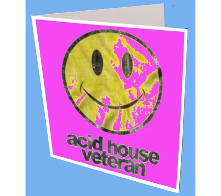 Acid House veterans Greeting Card