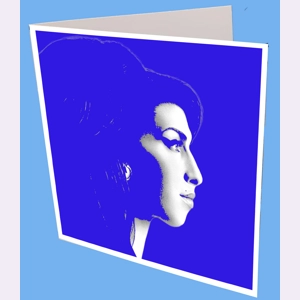 Amy Winehouse Greeting Card