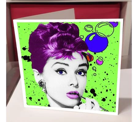 Audrey Hepburn Greeting Card