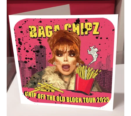 Baga Chipz Greeting Card