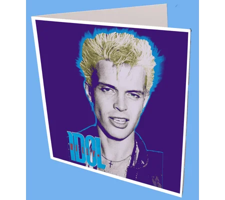 Billy Idol Greeting Card