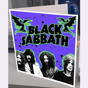 Black Sabbath Greeting Card Black Sabbath Greeting Card