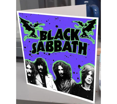 Black Sabbath Greeting Card