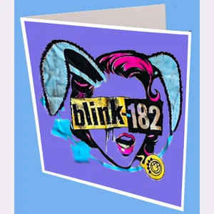 Blink-182 Logo Greeting Card