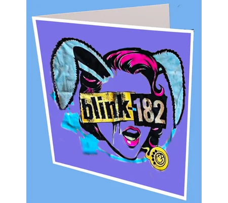 Blink-182 Logo Greeting Card