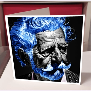 Blue Beard 2 Greeting Card