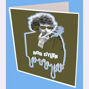 Bob Dylan Greeting Card