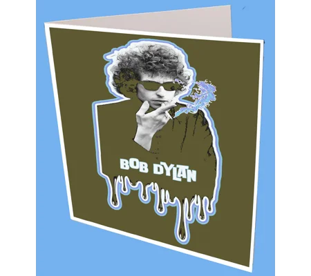 Bob Dylan Greeting Card
