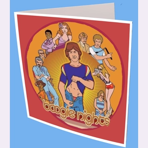 Boogie Nights Greeting Card