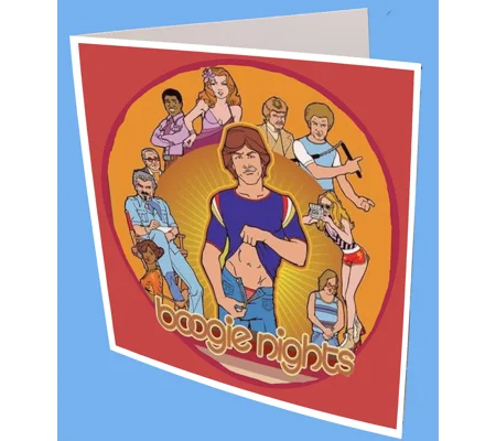 Boogie Nights Greeting Card