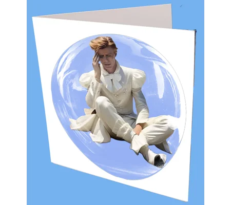 Bowie Globe Greeting Card