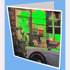 Bowie Ziggy Greeting Card