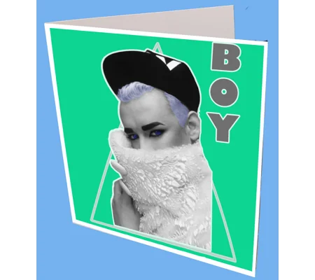 Boy George Greeting Card