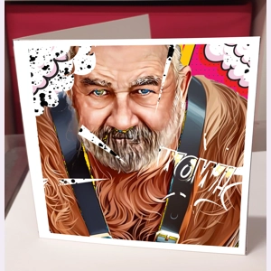 Cartoon Bear Greeting Card