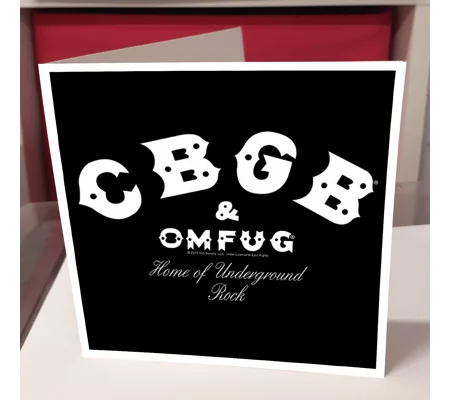 CBGB Club Logo Greeting Card