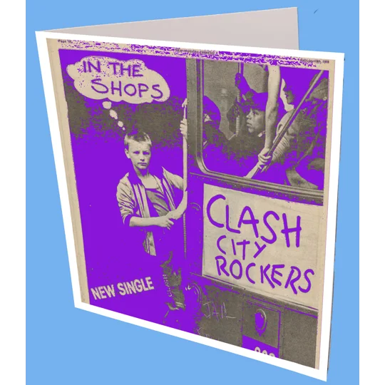 Clash City Rockers Greeting Card