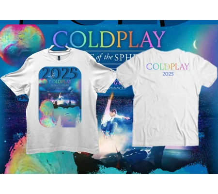 Coldplay 25 Tour T-shirt