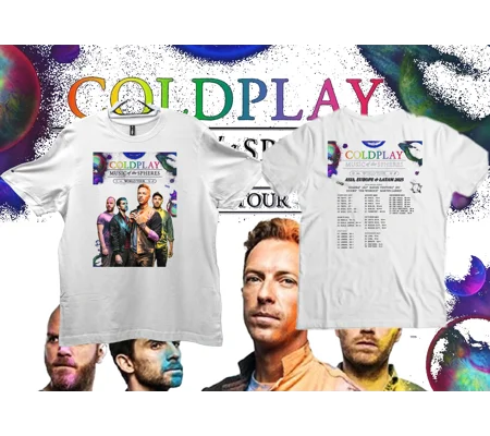 Coldplay 25 Tour T-shirt