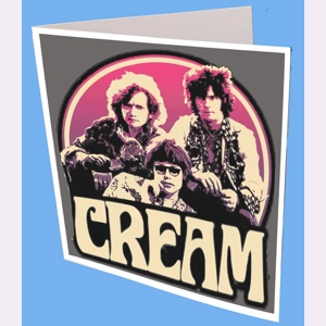 Cream Greeting Card