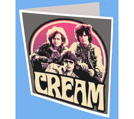 Cream Greeting Card