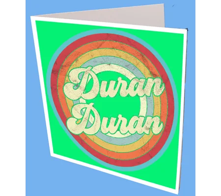 Duran Duran Greeting Card