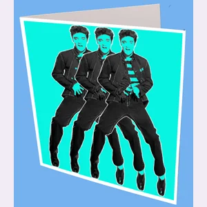 Elvis Shake Gree ting Card