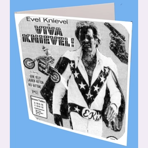 Evel Knievel Greeting Card