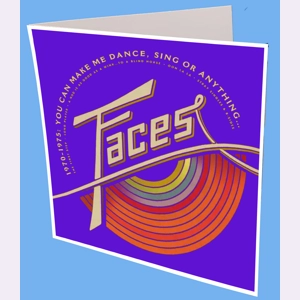 The Faces Greeting Card The Faces Greeting Card