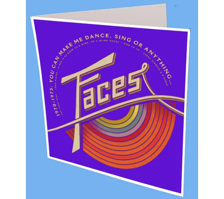The Faces Greeting Card