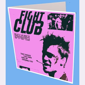 Fight Club Greeting Card Fight Club Greeting Card