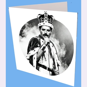 Freddie Mercury Greeting Card