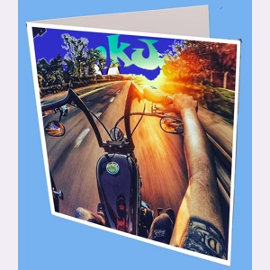 Funk Junk Chopper Greeting Card