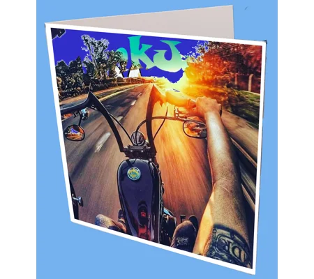 Funk Junk Chopper Greeting Card