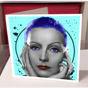 Greta Garbo Greeting Card