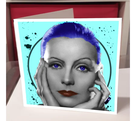 Greta Garbo Greeting Card