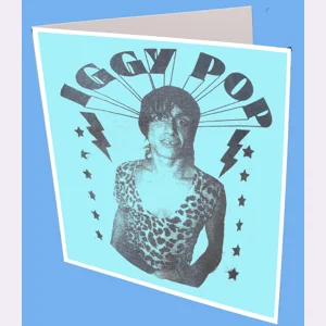 Iggy Pop Greeting Card