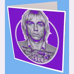 Iggy Pop Greeting Card