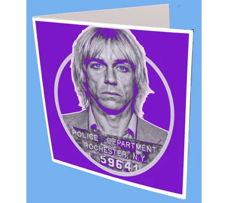 Iggy Pop Greeting Card