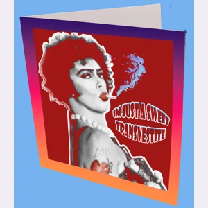 Sweet Transvestite Greeting Card