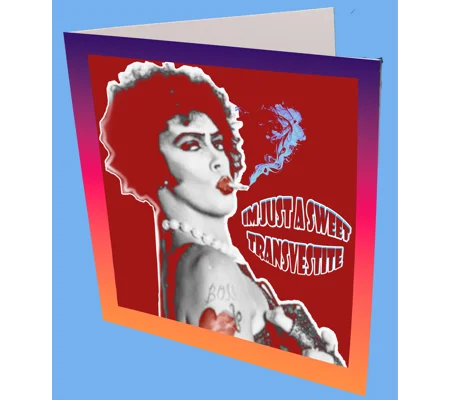 Sweet Transvestite Greeting Card