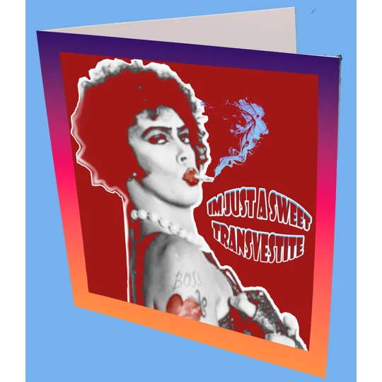 Sweet Transvestite Greeting Card