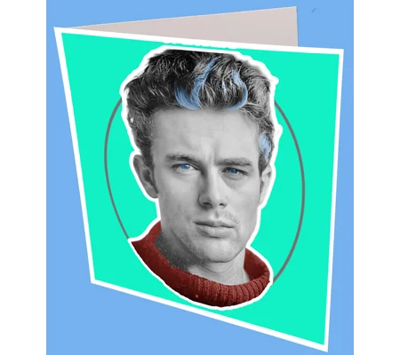 James Dean Greeting Card