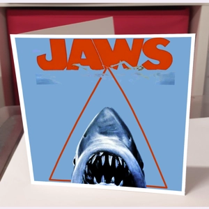 Jaws Greeting Card Jaws Greeting Card