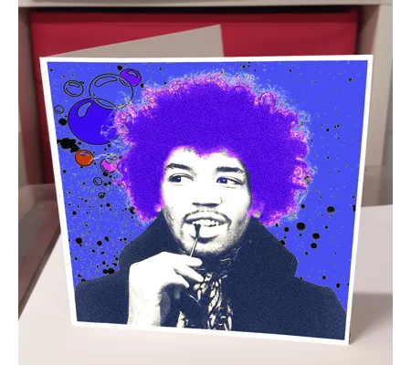Jimi Hendrix Greeting Card